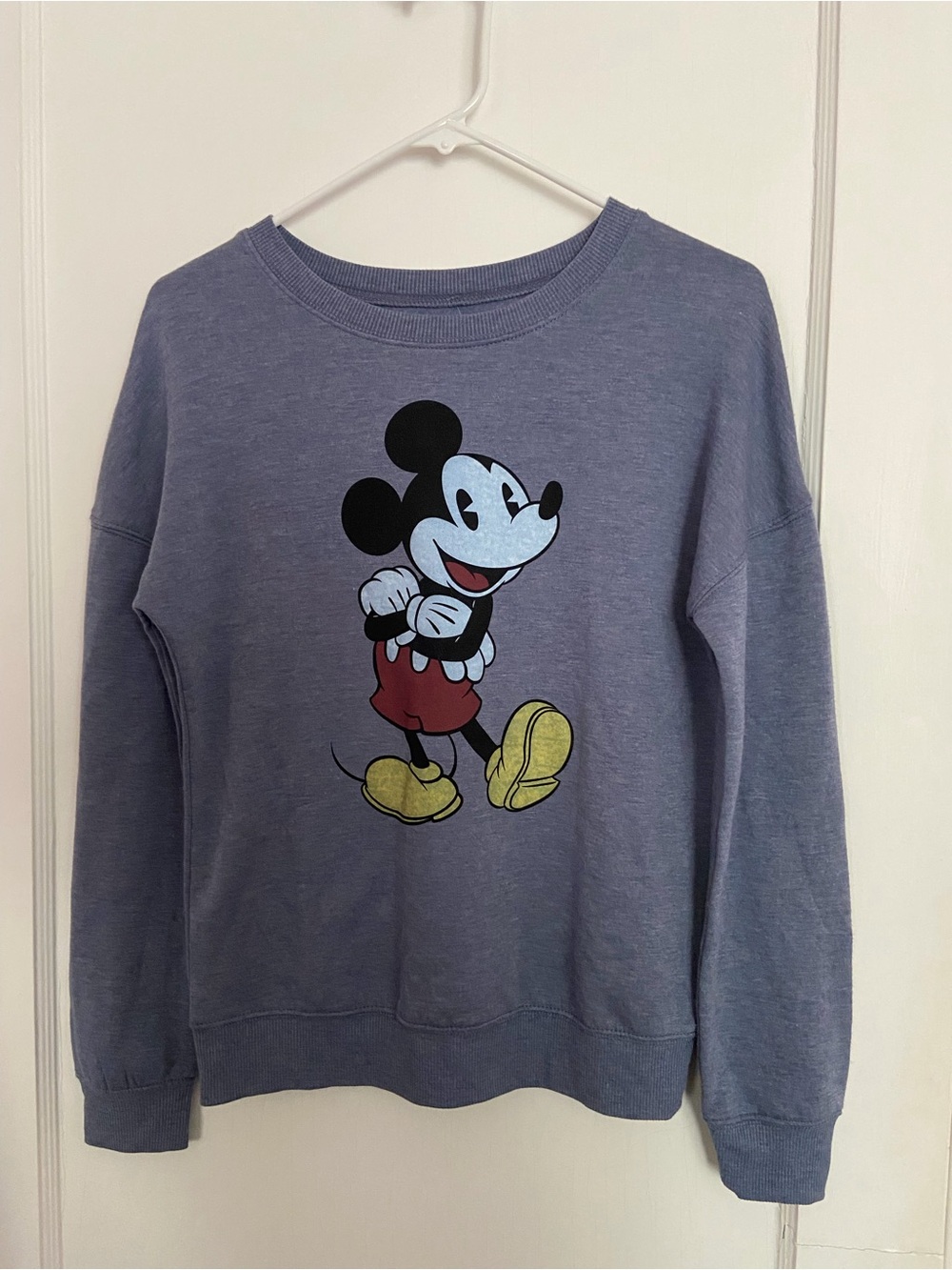 Disney Mickey Mouse blue sweatshirt crewneck  Size XS brand new